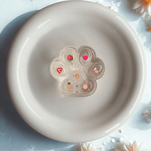 90g Fruit Clear Cat Paw taba squishy
