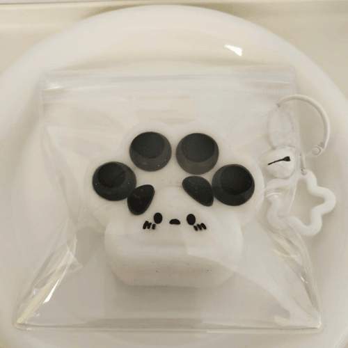 White dog paw squishy