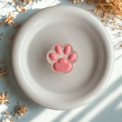 cat paws white